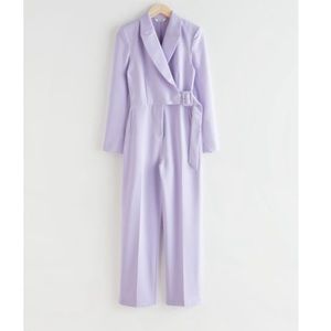 NWT & Other stories lavender jumpsuit size 10